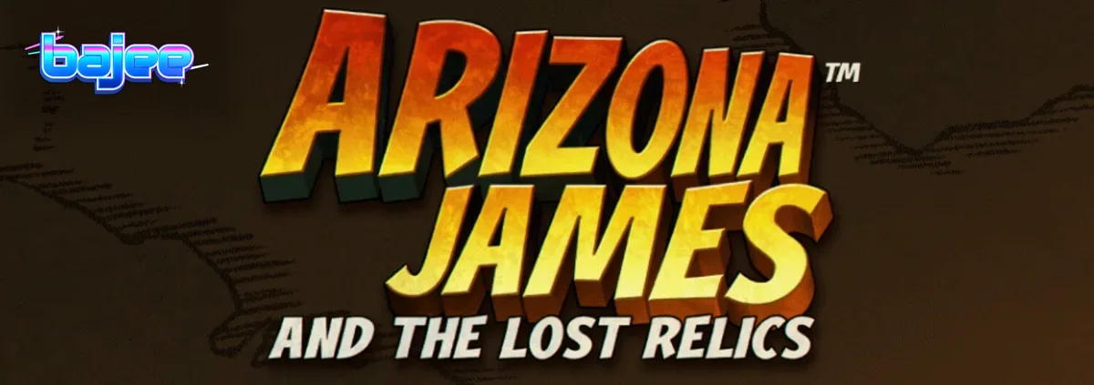Arizona James and the Lost Relics slot machine interface featuring desert ruins and golden artifacts.